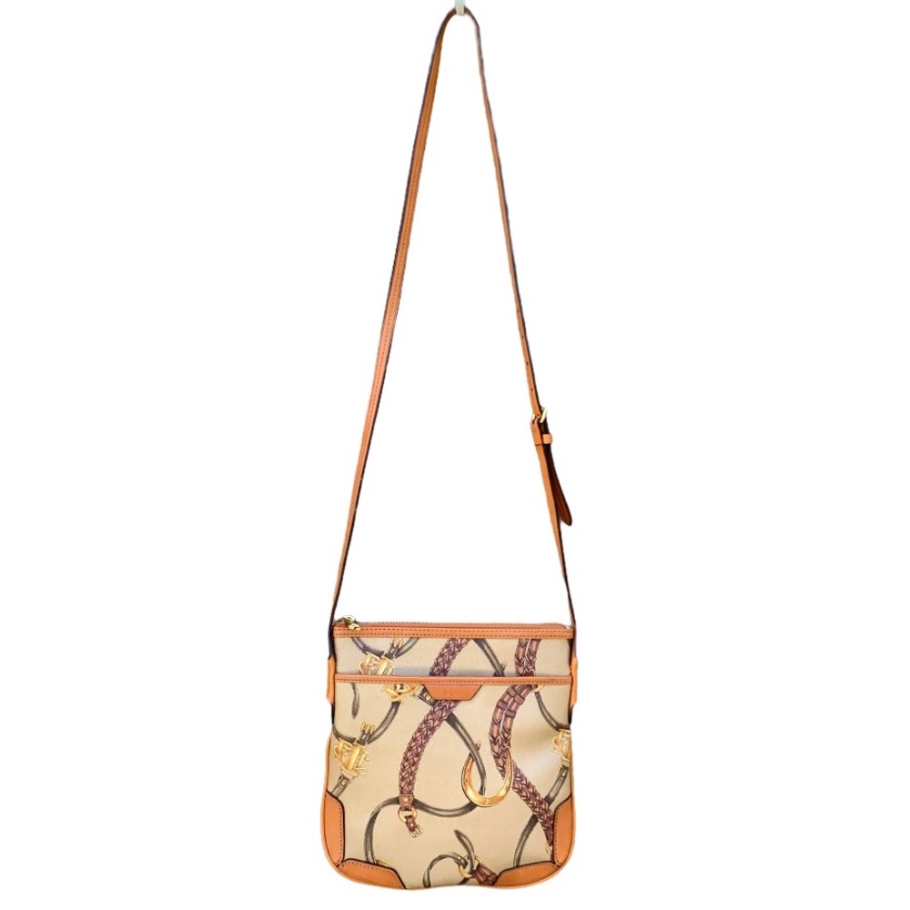 Lauren Ralph Lauren Horseshoe Logo Crossbody Bag